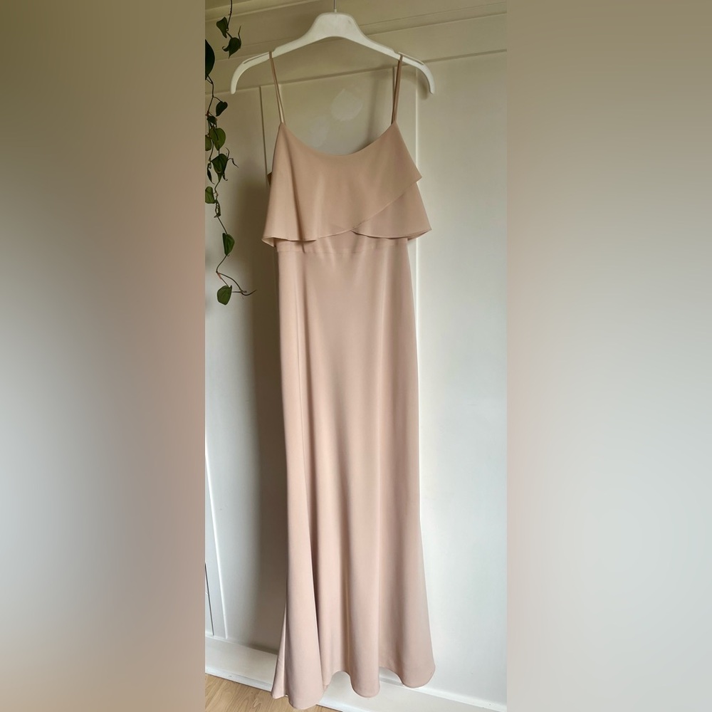 Jenny Yoo Blake Maxi Dress in Blush - Size 2 - Excellent Condition